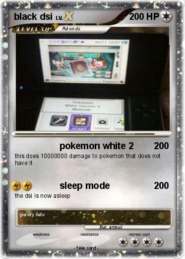 Pokemon black dsi