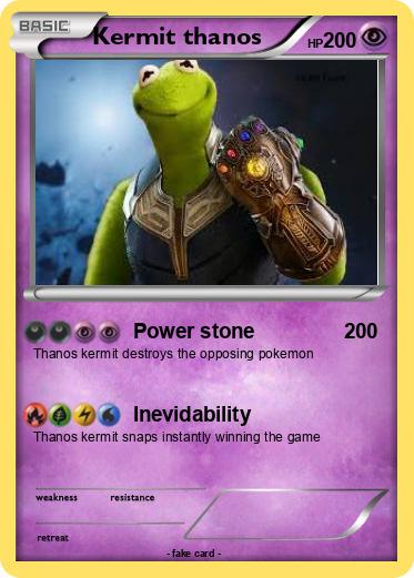 Pokemon Kermit thanos