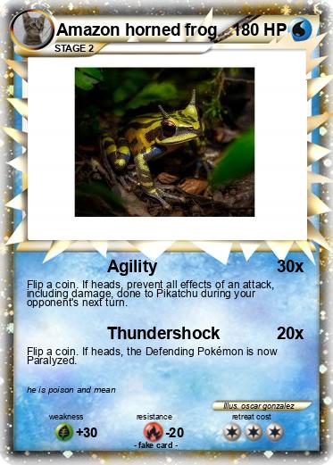 Pokemon Amazon horned frog