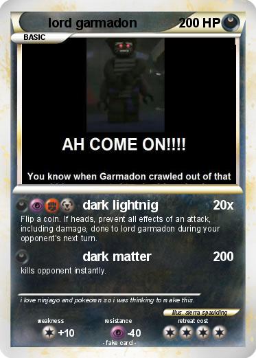 Pokemon lord garmadon