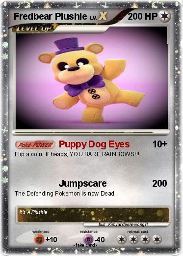 Pokemon Fredbear Plushie