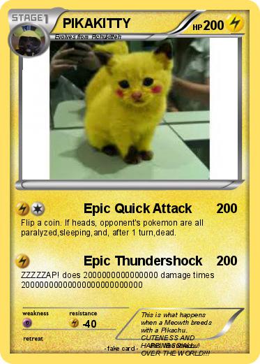 Pokemon PIKAKITTY
