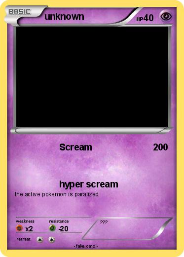 Pokemon unknown
