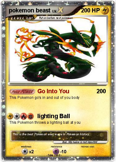 Pokemon pokemon beast