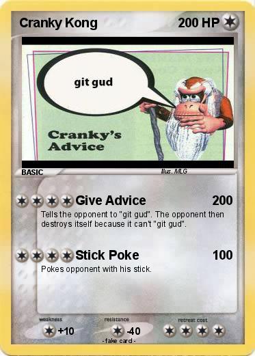 Pokemon Cranky Kong