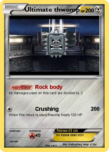 Pokemon Ultimate thwomp