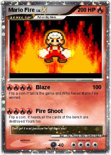 Pokemon Mario Fire