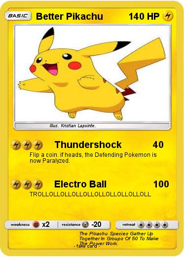 Pokemon Better Pikachu