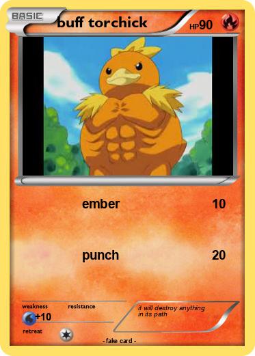 Pokemon buff torchick