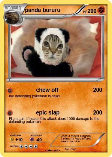 Pokemon panda bururu