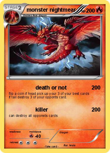 Pokemon monster nightmear