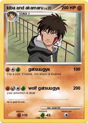 Pokemon kiba and akamaru