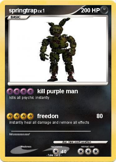 Pokemon springtrap