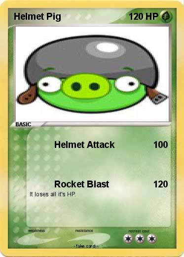 Pokemon Helmet Pig