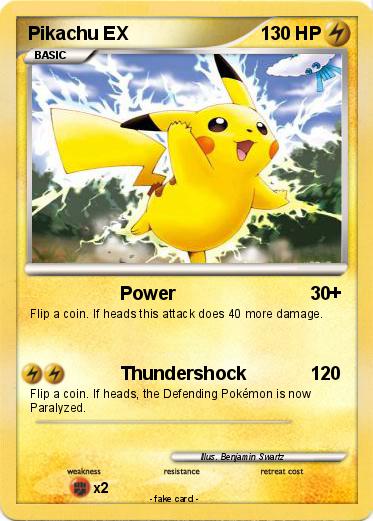 Pokemon Pikachu EX