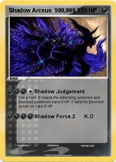 Pokemon Shadow Arceus  999,999,9  