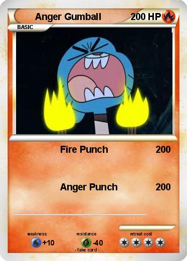 Pokemon Anger Gumball