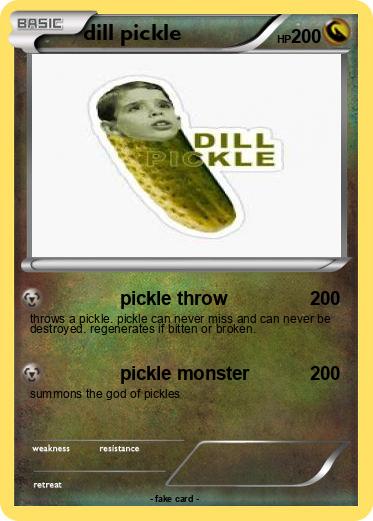 Pokemon dill pickle