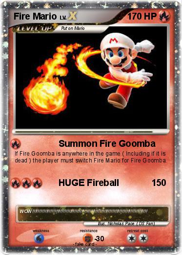 Pokemon Fire Mario