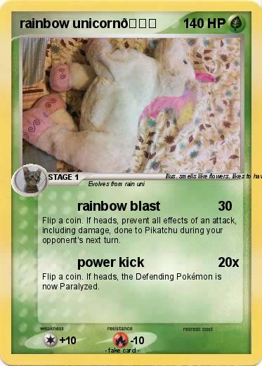 Pokemon rainbow unicorn????