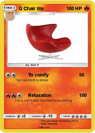 Pokemon G Chair lite Pokemon G Chair lite