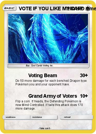 Pokemon VOTE IF YOU LIKE MY CARD Omegamas
