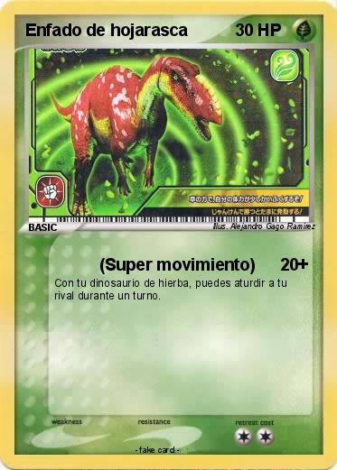 Pokemon Enfado de hojarasca