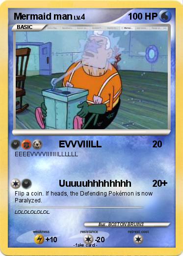 Pokemon Mermaid man