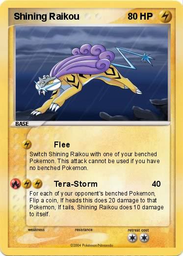Pokemon Shining Raikou