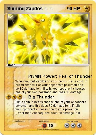 Pokemon Shining Zapdos