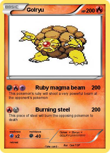 Pokemon Golryu