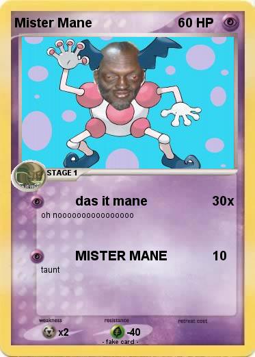 Pokemon Mister Mane