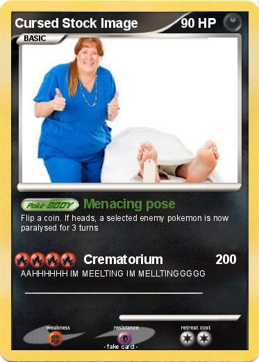 Pokemon Cursed Stock Image