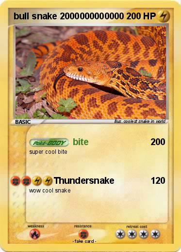 Pokemon bull snake 2000000000000