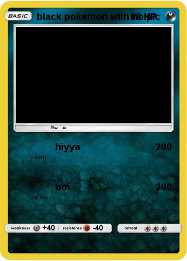 Pokemon black pokemon with no pic