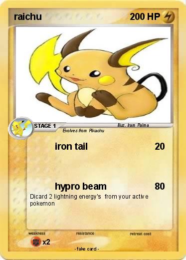 Pokemon raichu