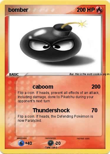 Pokemon bomber
