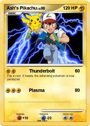 Pokemon Ash's Pikachu