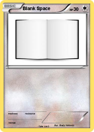 Pokemon Blank Space
