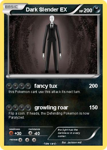 Pokemon Dark Slender EX