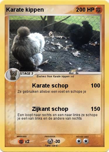 Pokemon Karate kippen