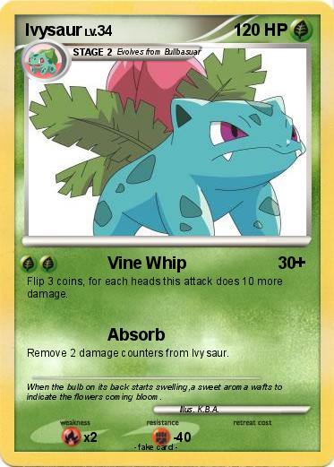 Pokemon Ivysaur