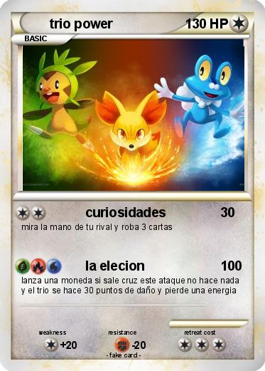 Pokemon trio power
