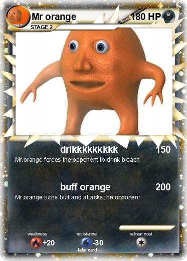 Pokemon Mr orange