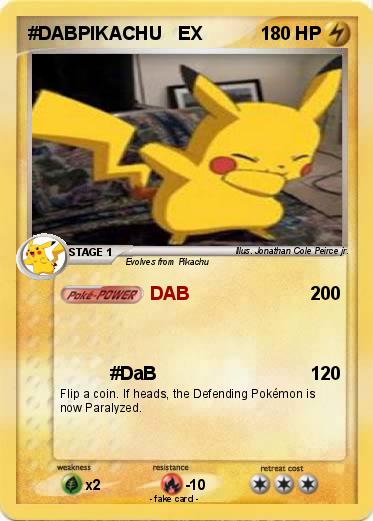 Pokemon #DABPIKACHU   EX