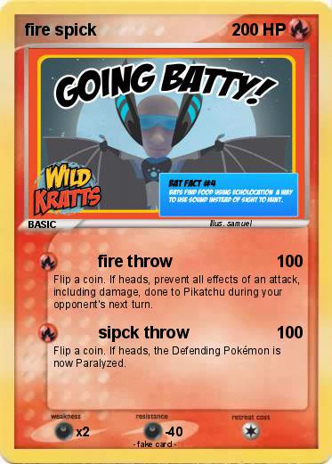 Pokemon fire spick