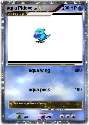 Pokemon aqua Pidove