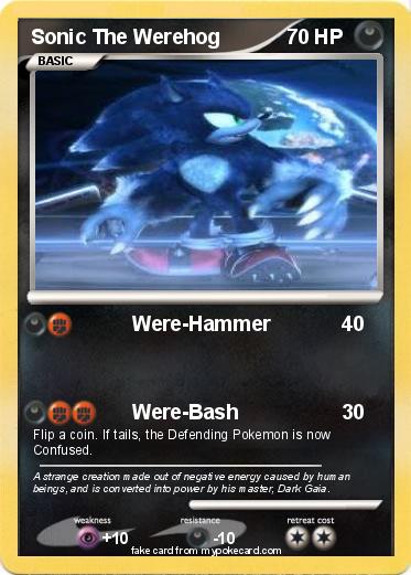 Pokemon Sonic The Werehog