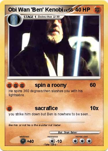 Pokemon Obi Wan 'Ben' Kenobi