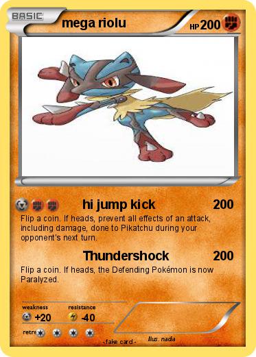 Pokemon mega riolu